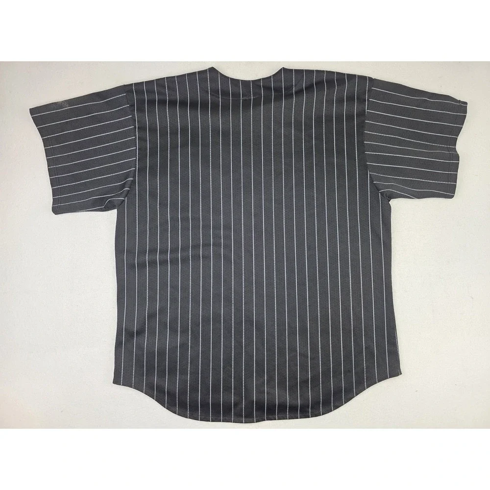 Vintage Chicago White Sox x Majestic Blank Sewn/Stitched Jersey Black‎ USA 2XL